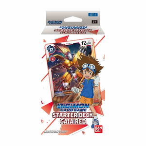 DIGIMON TCG: STARTER DECK DISPLAY - GAIA RED (6)