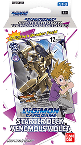 DIGIMON TCG: STARTER DECK DISPLAY - VENOMOUS VIOLET (6) (ST-6)