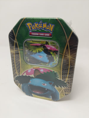 Pokemon Trading Cards Best of EX Tins featuring Venusaur Board Game