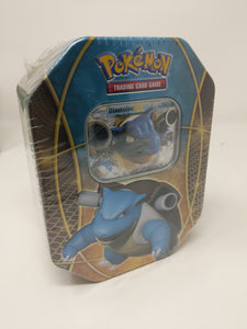 Pokemon Trading Cards Best of EX Tins featuring Blastoise Board Game