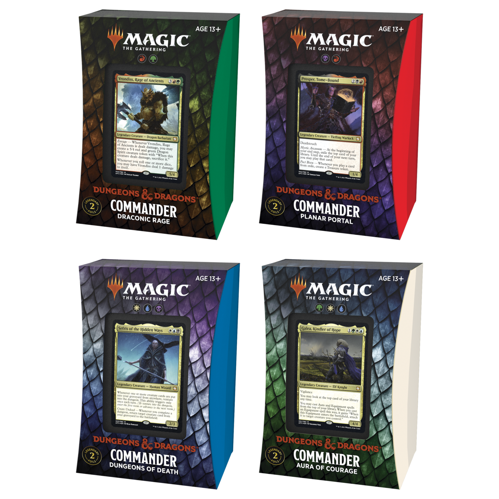 Magic the Gathering: Adventures in the Forgotten Realms Commander Deck Display