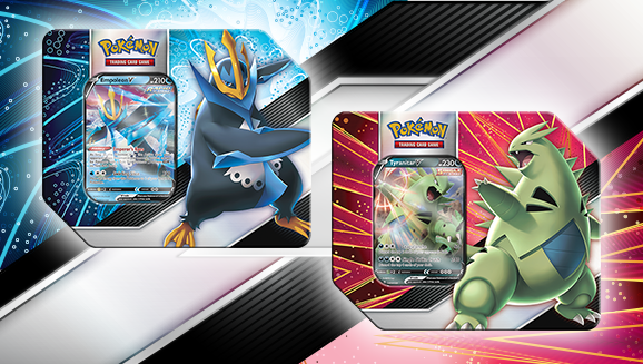 Pokemon TCG: V Strikers Tin (Tyranitar V/ Empleon V)