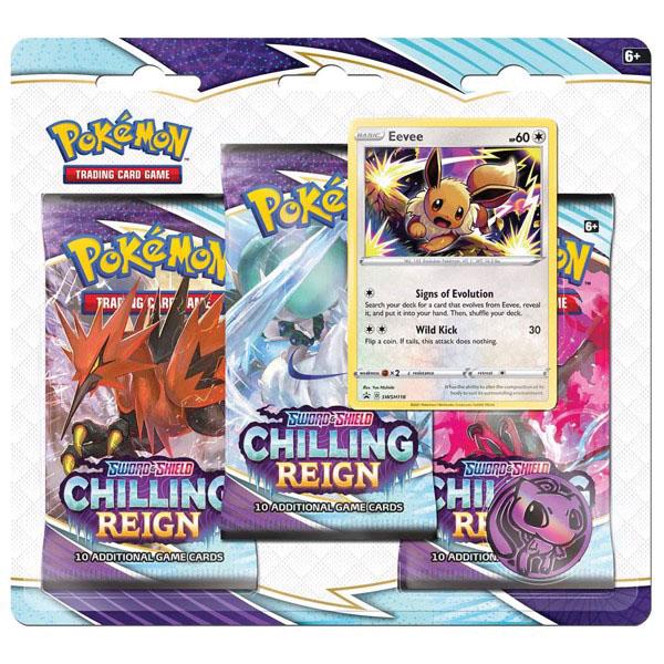 POKEMON TCG: SWORD & SHIELD - CHILLING REIGN THREE-BOOSTER BLISTER