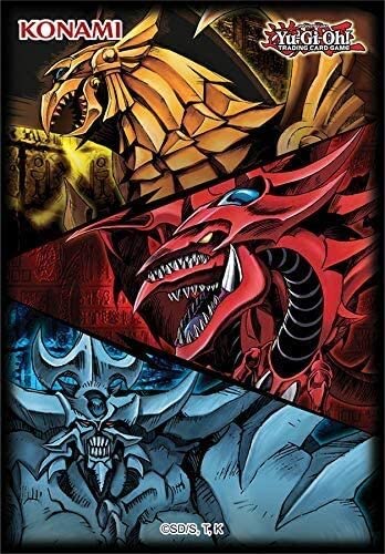 Yu-Gi-Oh! TCG: Slifer, Obelisk,and Ra Sleeves Pack (50)